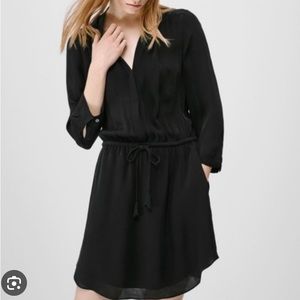 ARITZIA Babaton Bennett Dress 100% Silk Black XS